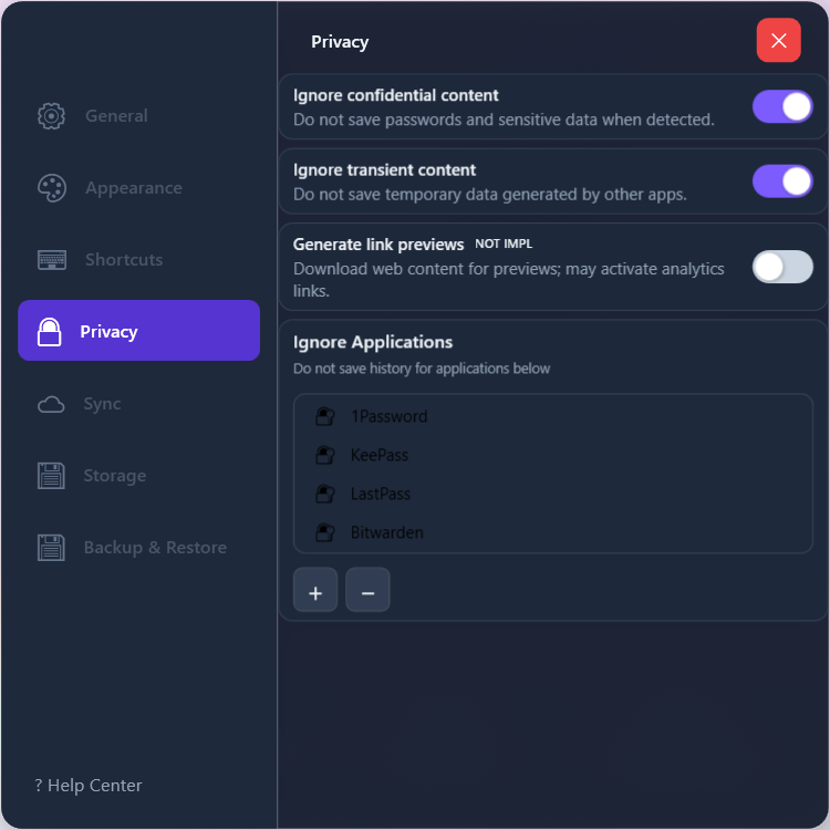 Privacy First